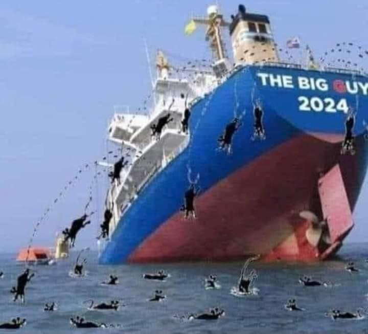 Biden's Debate=Titanic sinking