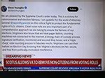 Governor Youngkin of Virginia's reaction to the Supreme Court's ruling upholding the removal of illegal aliens from Virginia's voting rolls.